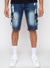 G-Squared Shorts - Cargo Stripe - Dark Indigo - SQ347