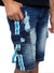 G-Squared Shorts - Cargo Stripe - Dark Indigo - SQ347