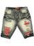 Makobi Denim Shorts - Shredded - Dirt - M970