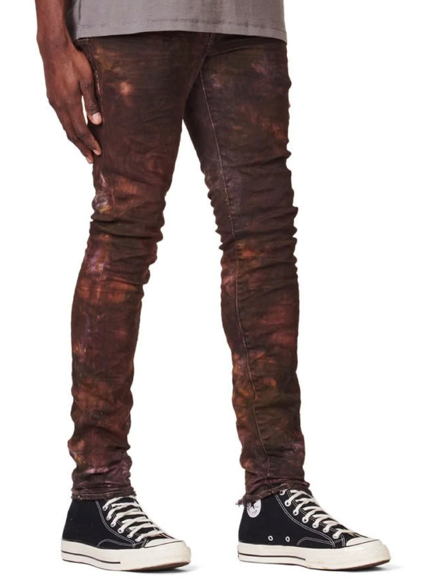 Purple-Brand Jeans - Rusted Multi Color White - P001 – Vengeance78