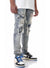 KDNK Jeans - Pintuck Patched - Faded Blue - KND4277