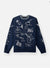 Paper Plane Sweatshirt - Internationally Known - Indigo - 300193-501