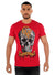 George V T-Shirt - Logo Skull - Red - GV2224