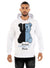 George V Hoodie - Split - White And Blue - GV2422