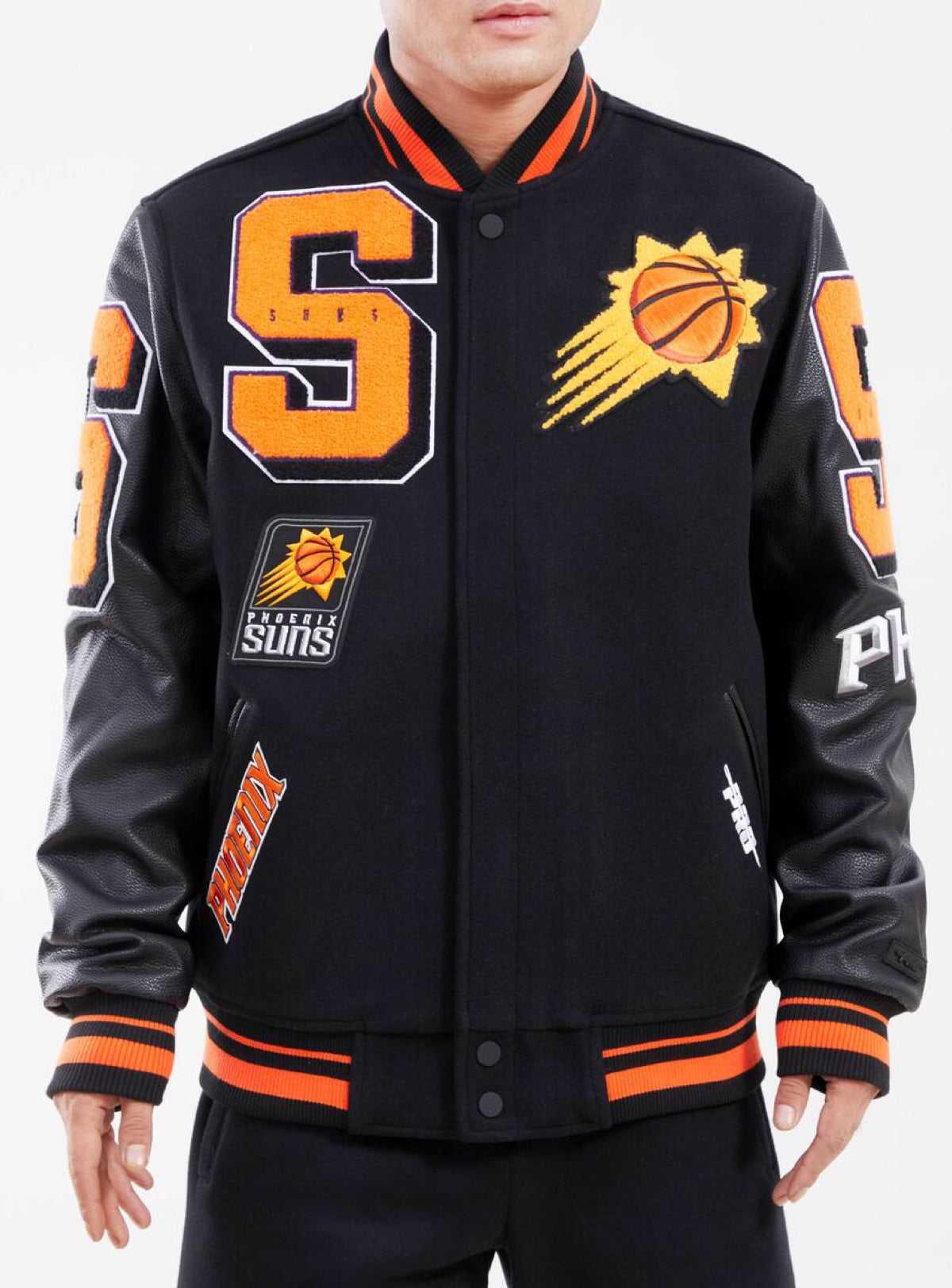 NBA Phoenix Suns Varsity Jacket - Black – October's Very Own Online USA