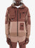 Life Code Jacket - Tech Fleece Full Zip Hoodie  - Brown - 23J32