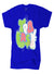 Outrank T-Shirt - Too Easy - Royal Blue - QS471