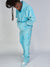 Ringspun Sweatsuit - Acid Washed - Sky Blue - 332-341