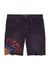Purple-Brand Shorts - Multicolour Tie Dye Black - P020