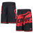 Mitchell & Ness Shorts - Big Face Mesh Toronto Raptors - Black And Red