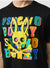 Psycho Bunny T-Shirt -  Fulton Printed - Black - B6U870U1PC