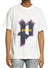 Purple-Brand T-Shirt - Textured Zoom Brilliant White - P104-TZBW