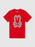 Psycho Bunny T-Shirt - Warner - Red Spice - B6U507T1PC