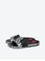 Moschino Slides - Pool Slides With Logo - Black - JA28032G1CI12000