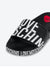 Moschino Slides - Pool Slides With Logo - Black - JA28032G1CI12000