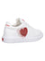 Moschino Shoes - Women's Sneakers With Heart - White - JA15154G1EIA0100