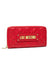 Moschino Wallet - Quilted Golden Metal Logo - Red - JC5600PP1ELA0500