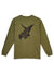 Purple-Brand Long Sleeve Shirt - Military Birds - P204