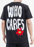 Roku Studio T-Shirt - Who Cares - Black - RK1480966