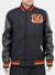 Pro Standard Jacket - Old English Wool Varsity - Cincinnati Bengals - Black And Orange - FCI642984