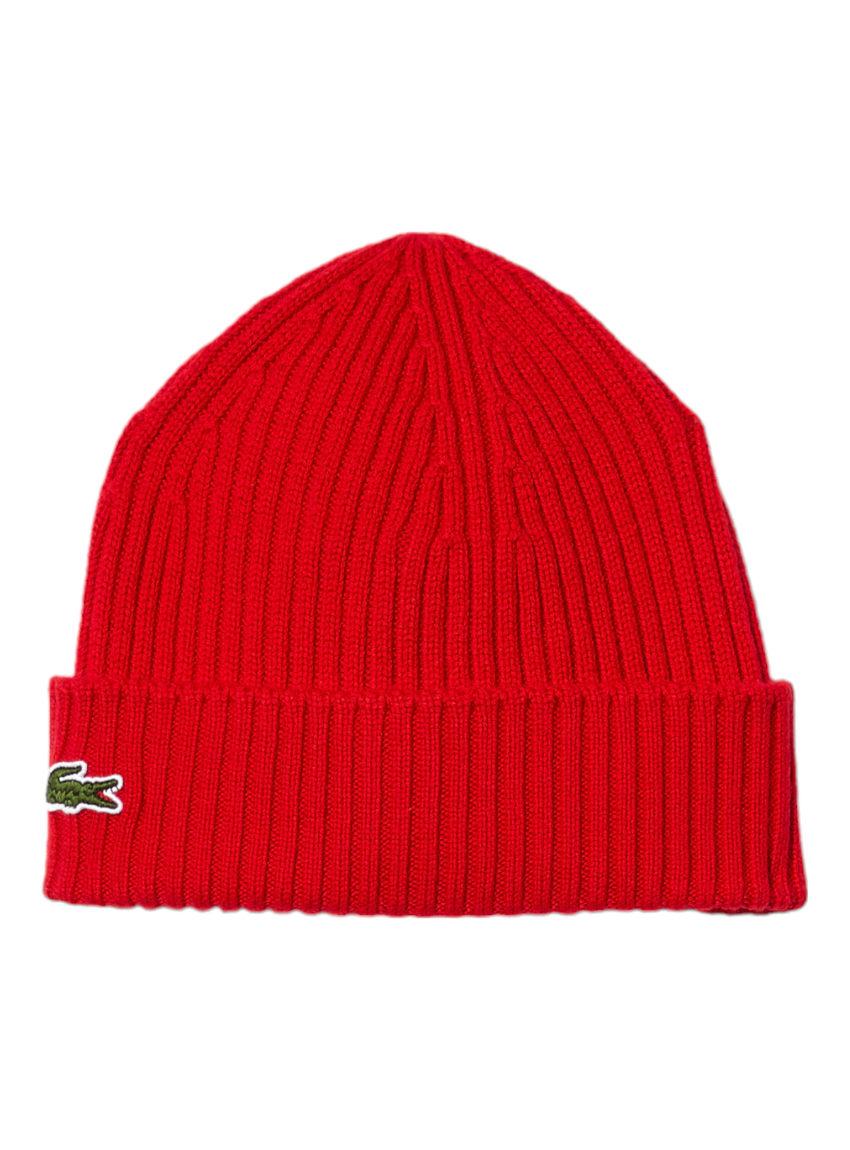 Red store lacoste beanie