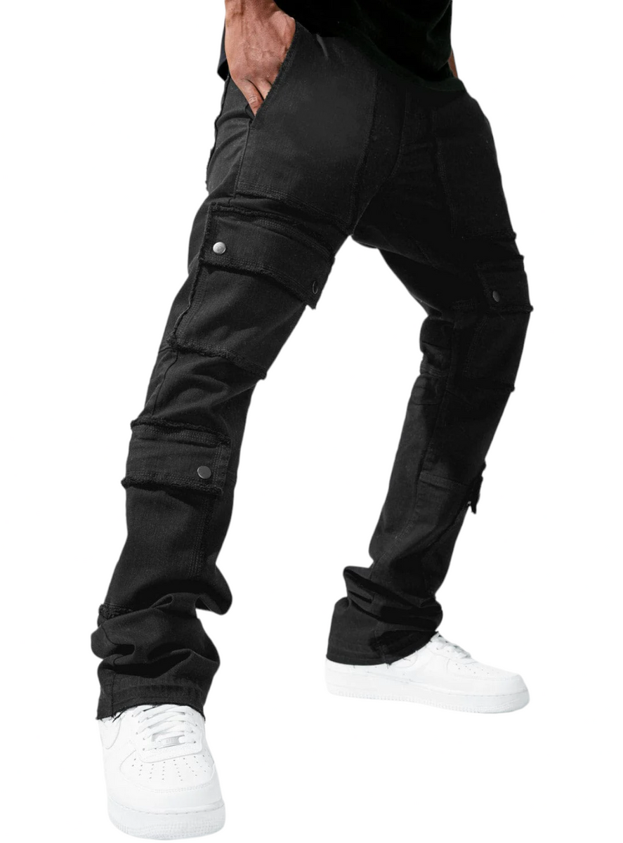 Jordan Craig Cargo Pants - Martin Stacked El Dorado - Jet Black - JTF2 ...