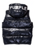 Purple-Brand Vest - Nylon Puffer - Black - P623-PBBV423