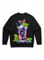 G West Crewneck - Blueberry Mojito - Black - GWPLCRW5013