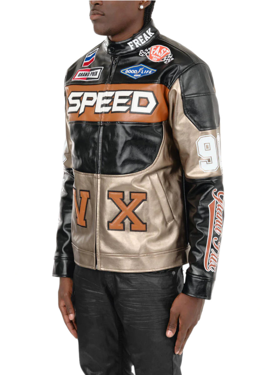 Copper Rivet Jacket PU Racing Copper 336505COYYE6 Vengeance78