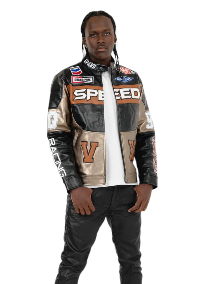 Copper Rivet Jacket PU Racing Copper 336505COYYE6 Vengeance78