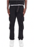 Copper Rivet Cargo Pants - With Belt - Black - 333236