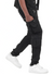 Copper Rivet Cargo Pants - With Belt - Black - 333236