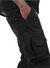 Copper Rivet Cargo Pants - With Belt - Black - 333236