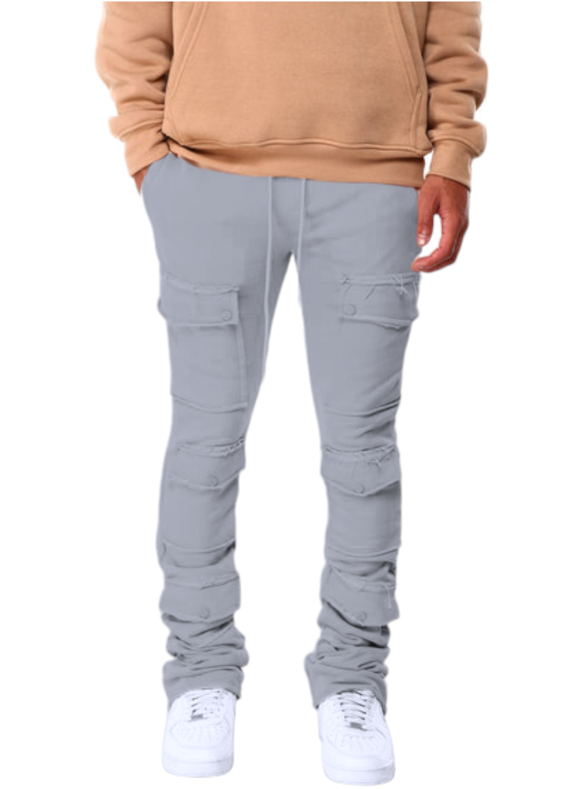 Sublimez Jogger - French Terry Stacked Cargo - Grey - FL2381 – Vengeance78