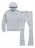 Jordan Craig Sweatsuit - Uptown Stacked - Heather Grey - 8821H