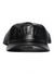 Purple-Brand Hat - Panel Leather - Black - P916