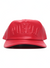 Purple-Brand Hat - Panel Leather - Red - P916