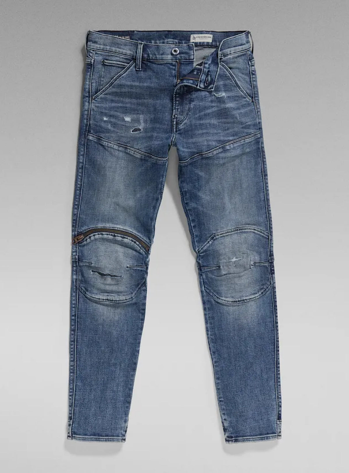 G-Star Jeans - 5620 3D Zip Knee Faded Cascade Restored - D012 – Vengeance78