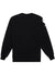 Paper Plane Sweater -Crew - Black - 100612