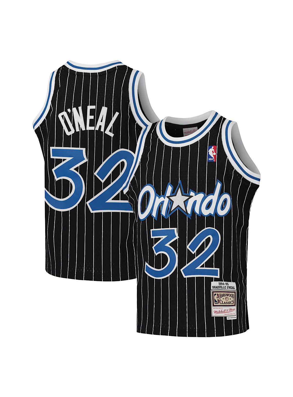 Shop Mitchell & Ness Orlando Magic Jersey Dress TNMK5180-OMA94PHABLCK black