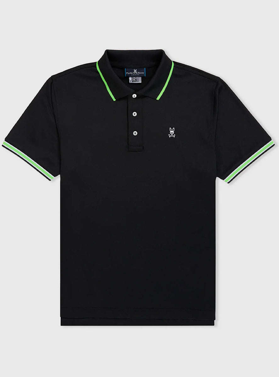 Psycho Bunny - Isaac Sport Polo - Black - SP22 - B6K164S1PB – Vengeance78