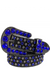 Karma Belt - Alligator - Black With Saphire Stones - Style 3