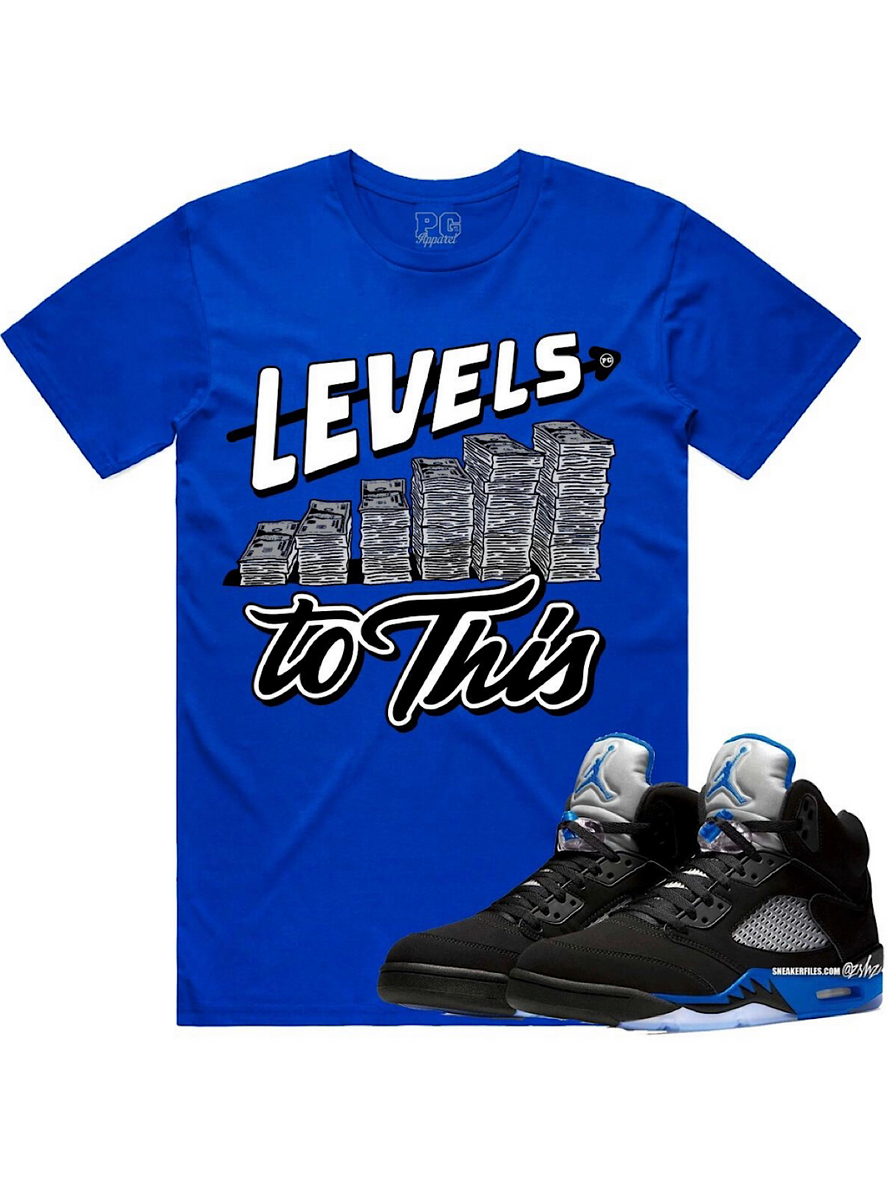 PG Apparel T-Shirt - Levels - Royal Blue – Vengeance78