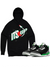 PG Apparel Hoodie - It's Up - Black and Green