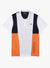 Lacoste T-Shirt - Graphic Polo - White With Navy And Orange - DH0840