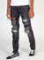 KDNK Jeans - Pintucked Patched - Washed Black - KND4292 - Vengeance78