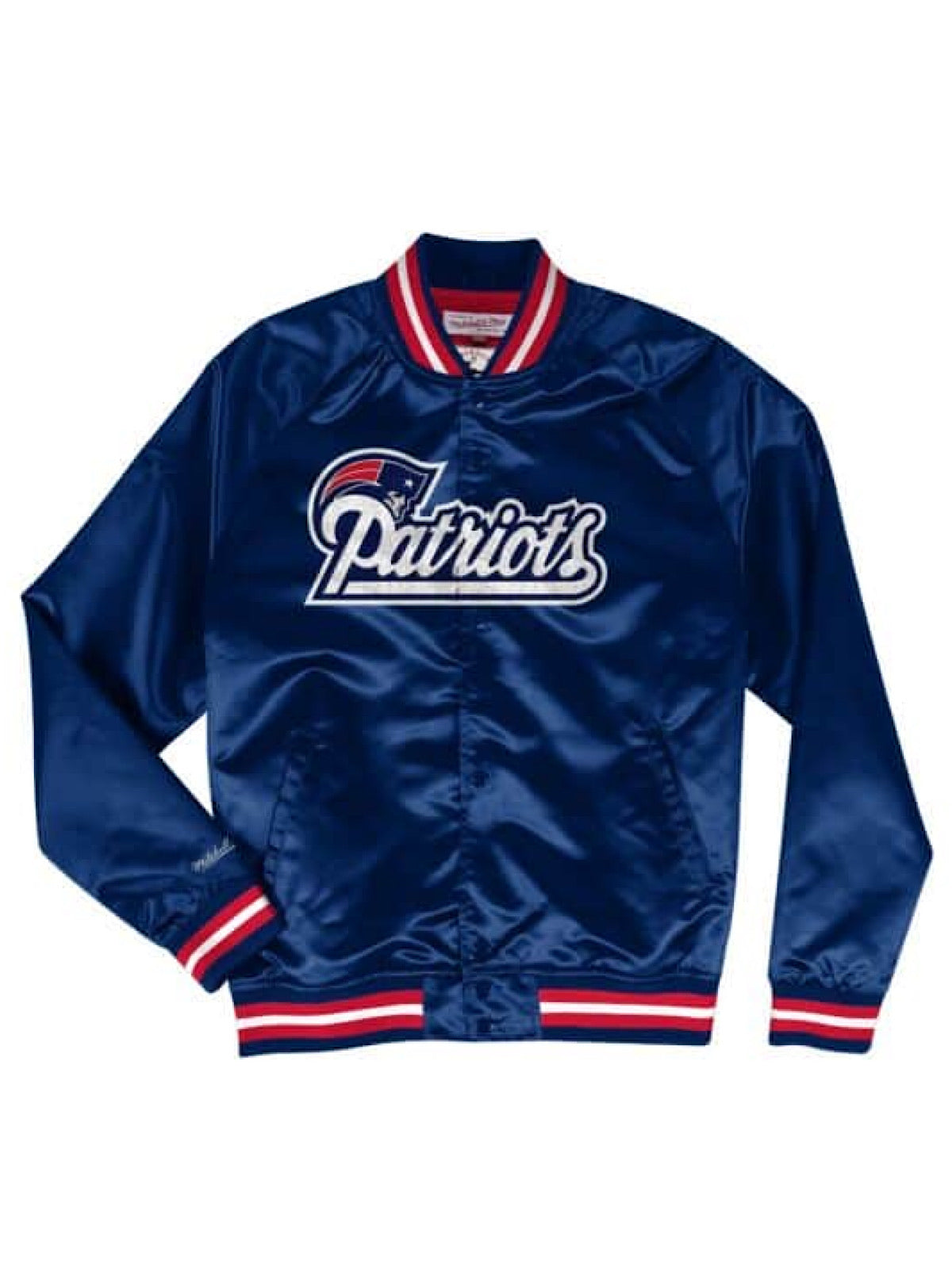 Patriots mitchell hotsell and ness jacket