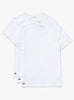 Lacoste T-Shirt - V-Neck Slim Fit 3-Pack - White - TH3374