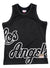 Mitchell & Ness Jersey - Big Face LA Lakers - Black And White - TMTK1061
