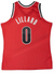 Mitchell & Ness Jersey - Portland Blazers Lillard 0 - Red - SMJY3457